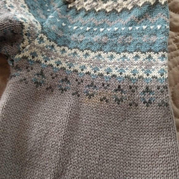 Style&Co winter patterned turtleneck sweater SP - Picture 6 of 8